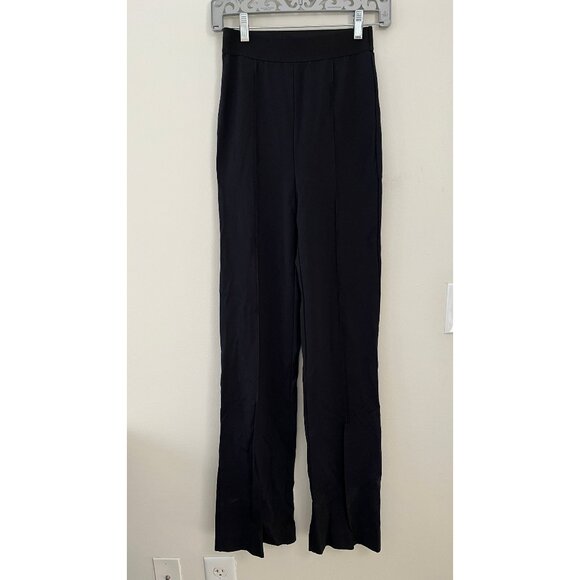 WARDROBE.NYC  X RHW STRETCH FLARED SLIM FIT HIGH WAIST PANTS - Picture 4 of 8